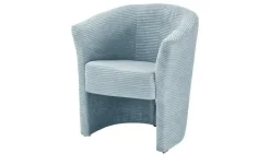 smart Cocktailsessel Patti | Cordstoff, Türkis