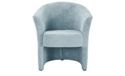 smart Cocktailsessel Patti | Cordstoff, Türkis