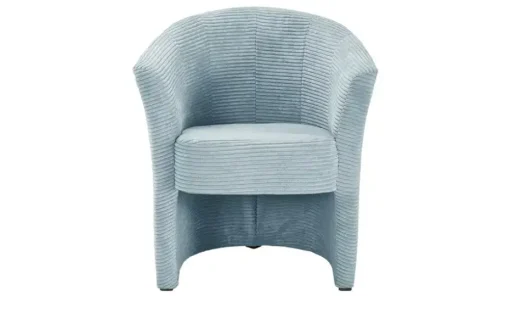 smart Cocktailsessel Patti | Cordstoff, Türkis
