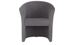 smart Cocktailsessel Patti | Dunkelgrau, Webstoff