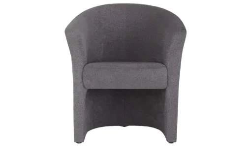 smart Cocktailsessel Patti | Dunkelgrau, Webstoff