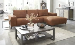 smart Ecksofa Gabriela | Cognacbraun, rechts | Höffner