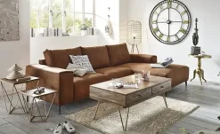 smart Ecksofa Gabriela | Cognacbraun, rechts | Höffner