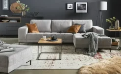 smart Ecksofa Garda | Grau, rechts | Möbel Höffner