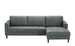 smart Ecksofa Geradine | Anthrazit, Mikrofaser