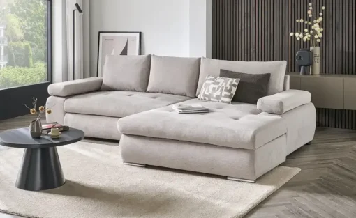 smart Ecksofa Ibby | Cappuccino, rechts | Möbel Höffner