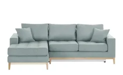 smart Ecksofa im Skandi-Look Vivien | Mintgrün, links