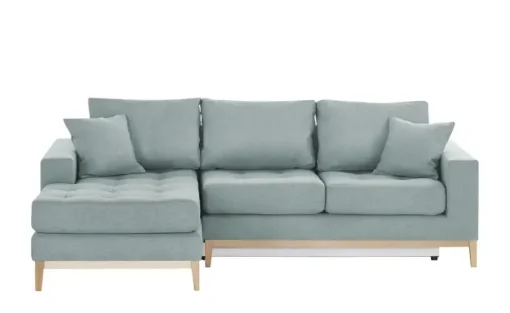 smart Ecksofa im Skandi-Look Vivien | Mintgrün, links