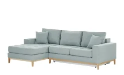 smart Ecksofa im Skandi-Look Vivien | Mintgrün, links