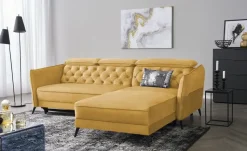 smart Ecksofa Kavita  | Gelb, rechts | Möbel Höffner
