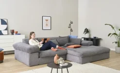 smart Ecksofa Lianea | Grau, rechts | Möbel Höffner