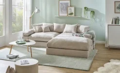 smart Ecksofa Lionore | Beige, rechts | Möbel Höffner