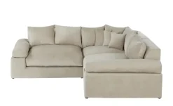 smart Ecksofa Lionore | Beige, Webstoff | Möbel Höffner