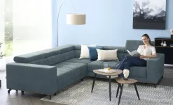 smart Ecksofa  Patricia | links, Blau | Möbel Höffner