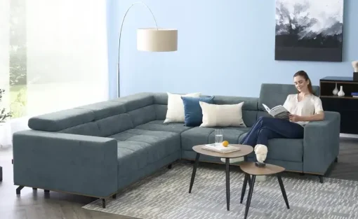 smart Ecksofa  Patricia | links, Blau | Möbel Höffner