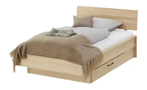 smart Funktionsbett Oslo | Buche, Kernbuche (Nachbildung), 120x200 cm