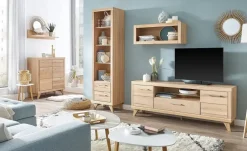 smart Hängeregal Oslo | Kernbuche, Kernbuche (Nachbildung)