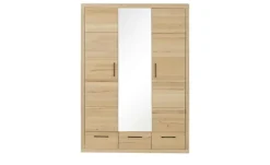 smart Kleiderschrank Oslo | Kernbuche, Kernbuche (Nachbildung), Schwarz
