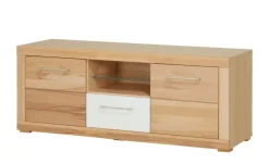 smart Lowboard Oslo  | Kernbuche (Nachbildung), Kernbuche, Weiß