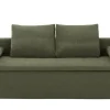 smart Schlafsofa Leonie | Flachgewebe, Grün, Dunkelgrün