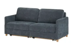 smart Schlafsofa Valencia | Denimblau, Chenille