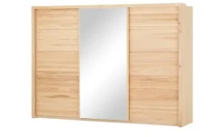 smart Schwebetürenschrank, 3-türig Oslo | Kernbuche, Kernbuche (Nachbildung)