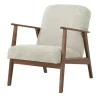 smart Sessel Chenille Rada | Walnuss, Sand, Chenille