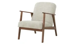 smart Sessel Chenille Rada | Walnuss, Sand, Chenille