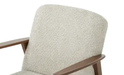 smart Sessel Chenille Rada | Walnuss, Sand, Chenille