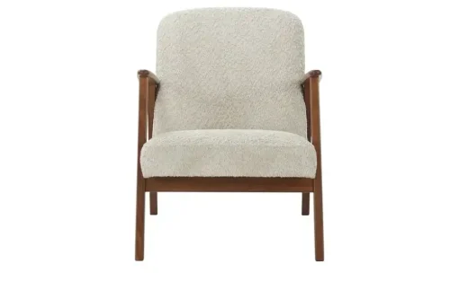 smart Sessel Chenille Rada | Walnuss, Sand, Chenille
