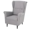 smart Sessel Hubertine | Steingrau, Flachgewebe