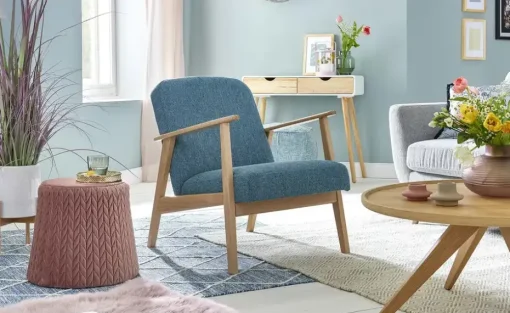 smart Sessel Petrol - Stoff Rada | Petrol, Webstoff grob