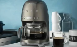 smeg Kaffeeautomat DCF02SSEU | silberfarben, edelstahlfarben