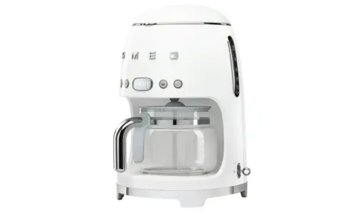 smeg Kaffeeautomat DCF02WHEU | silberfarben, Weiß