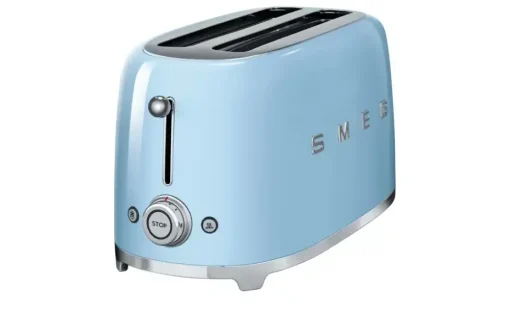 smeg 4-Scheiben-Toaster  TSF02PBEU | Hellblau, Blau
