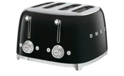 smeg 4-Slot-Toaster TSF03BLEU | Schwarz | Möbel Höffner