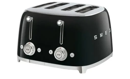smeg 4-Slot-Toaster TSF03BLEU | Schwarz | Möbel Höffner