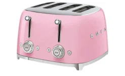 smeg 4-Slot-Toaster TSF03PKEU | Pink, Rosa | Höffner