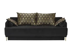 Sofa 2-sitzig  Lia | Schwarz | Möbel Höffner