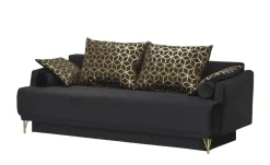 Sofa 2-sitzig  Lia | Schwarz | Möbel Höffner