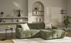 SOHO Ecksofa Bohanna  | rechts, Grün | Möbel Höffner