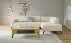 SOHO Ecksofa Brenda | rechts, Creme | Möbel Höffner