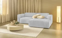 SOHO Ecksofa Enleen | rechts, Hellgrau | Möbel Höffner