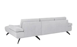 SOHO Ecksofa Gemma | Silbergrau, rechts | Möbel Höffner