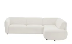 SOHO Ecksofa Loures | rechts, Weiß | Möbel Höffner