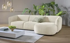 SOHO Ecksofa Loures | rechts, Natur | Möbel Höffner
