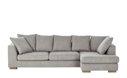 SOHO Ecksofa Paulina | Silbergrau | Möbel Höffner
