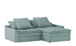 SOHO Ecksofa Sake | Aquablau, rechts | Möbel Höffner