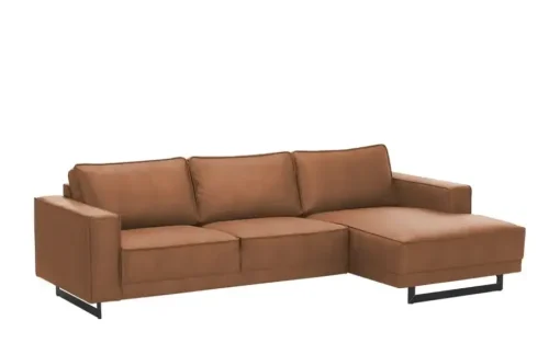SOHO Ecksofa Sanja | rechts, Cognacbraun | Höffner