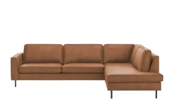 SOHO Ecksofa Skaisa | rechts, Cognacbraun | Höffner